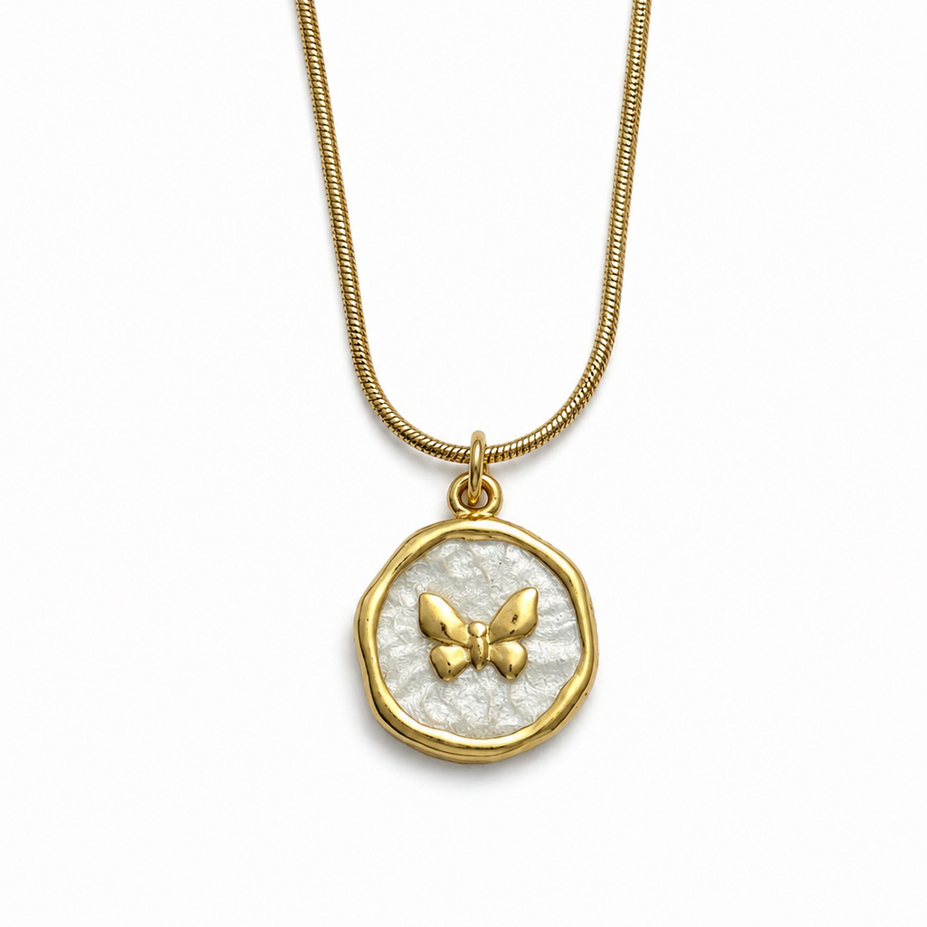 Golden Butterfly Necklace