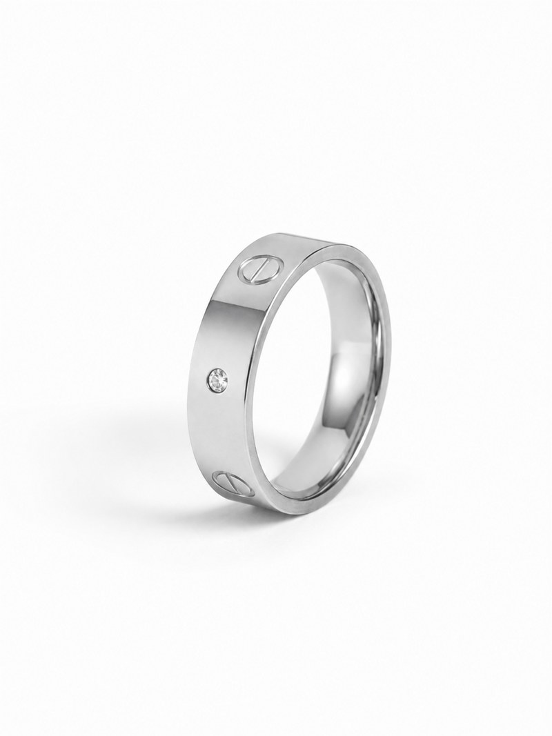 Screw Stone Ring