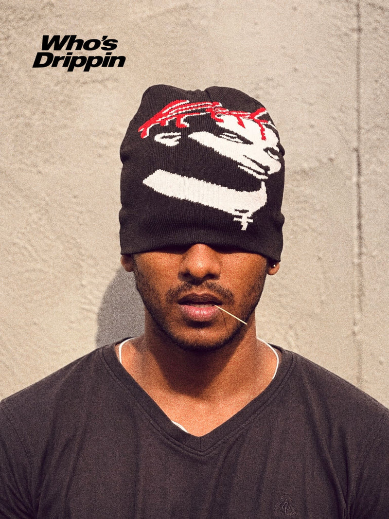 RED Beanie - Y2K beanie