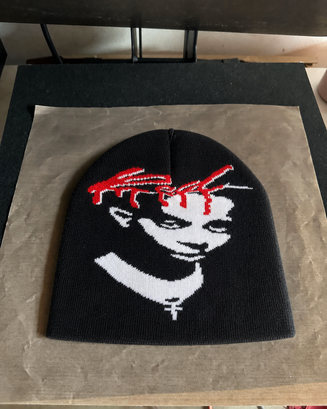 RED Beanie - Y2K beanie
