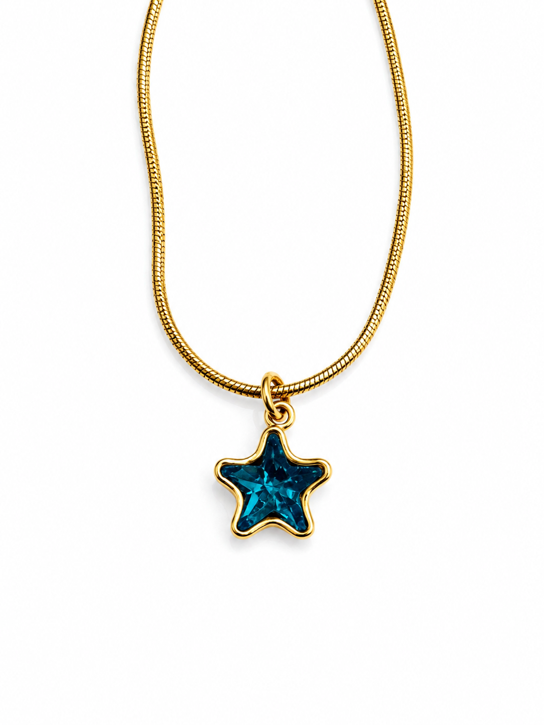 Blue Star Necklace