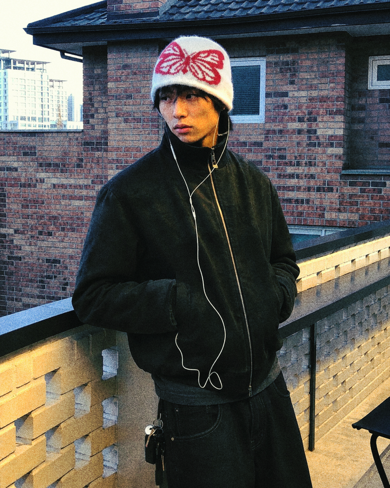 RED BUTTERFLY Beanie