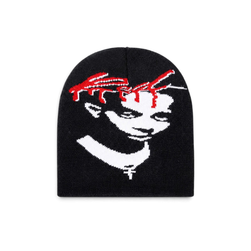 RED Beanie - Y2K beanie