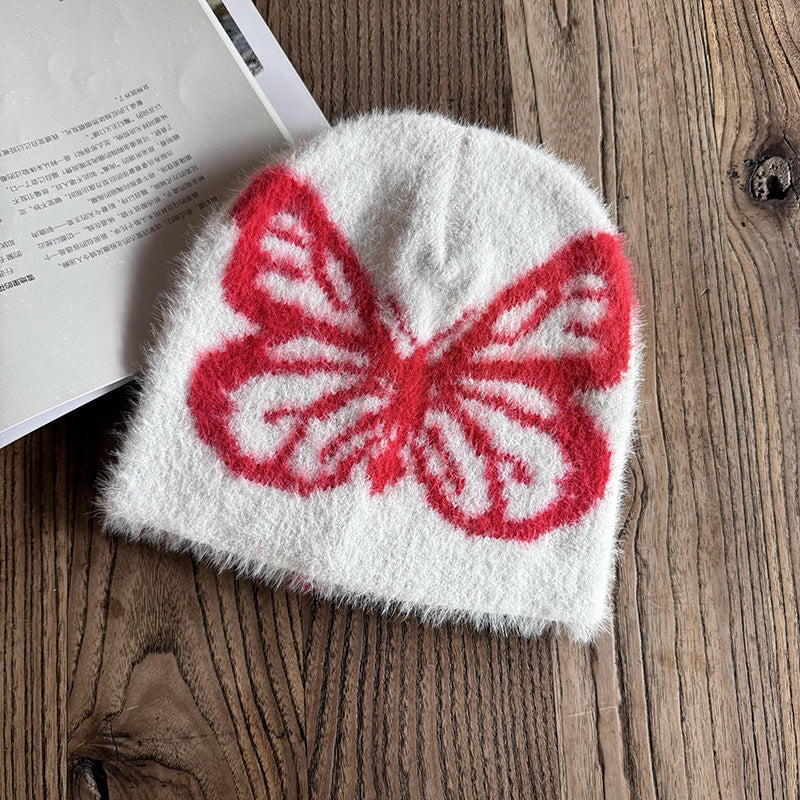 RED BUTTERFLY Beanie