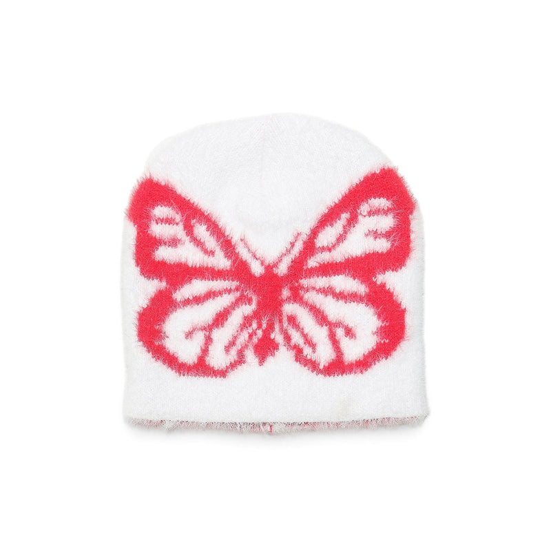 RED BUTTERFLY Beanie