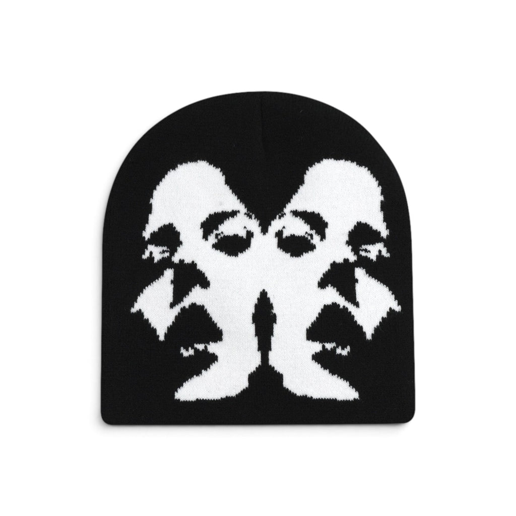 BLACK & WHITE FACE Beanie
