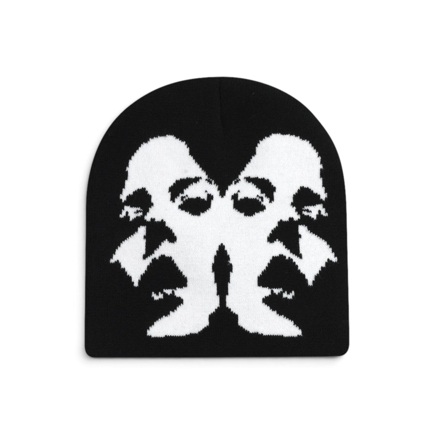 BLACK & WHITE FACE Beanie